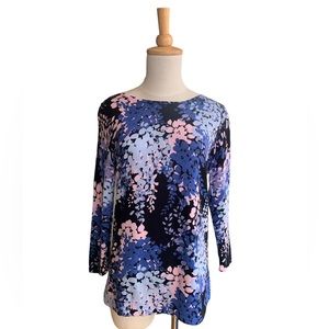 Talbots Light weight Floral sweater